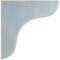 Ekena Millwork 1 3/4"W x 10 1/2"D x 10 1/2"H Eaton Wood Vintage Decor Bracket, Driftwood Blue BKTWD02X11X11EABU - alternate 3